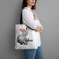 Japan Rugby National Heritage Custom Tote Bag Traditional Sashiko Inspired