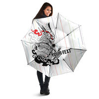 Japan Rugby National Heritage Custom Umbrella Traditional Sashiko Inspired