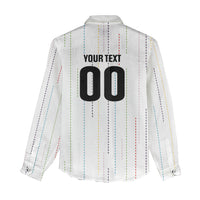 Japan Rugby National Heritage Custom Women Casual Shirt Traditional Sashiko Inspired