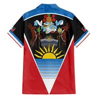 Antigua and Barbuda 1981 Family Matching Puletasi and Hawaiian Shirt Each Endeavouring All Achieving - Wonder Print Shop