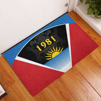 Antigua and Barbuda 1981 Rubber Doormat Each Endeavouring All Achieving - Wonder Print Shop