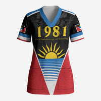 Afro-Antiguans and Barbudans 1981 Scrub Top Each Endeavouring All Achieving