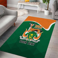 Niger Republic Day Personalized Area Rug Fraternite Travail Progres LT9 - Wonder Print Shop