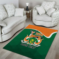 Niger Republic Day Personalized Area Rug Fraternite Travail Progres LT9 - Wonder Print Shop