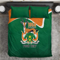 Niger Republic Day Personalized Bedding Set Fraternite Travail Progres LT9 - Wonder Print Shop