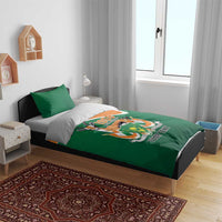Niger Republic Day Personalized Bedding Set Fraternite Travail Progres LT9 - Wonder Print Shop