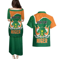 Niger Republic Day Personalized Couples Matching Puletasi and Hawaiian Shirt Fraternite Travail Progres LT9 - Wonder Print Shop