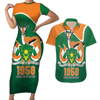 Niger Republic Day Personalized Couples Matching Short Sleeve Bodycon Dress and Hawaiian Shirt Fraternite Travail Progres LT9 - Wonder Print Shop