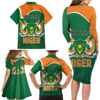 Niger Republic Day Personalized Family Matching Long Sleeve Bodycon Dress and Hawaiian Shirt Fraternite Travail Progres LT9 - Wonder Print Shop