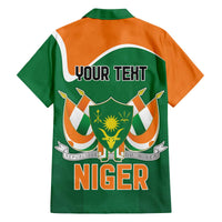 Niger Republic Day Personalized Family Matching Off The Shoulder Long Sleeve Dress and Hawaiian Shirt Fraternite Travail Progres - Wonder Print Shop