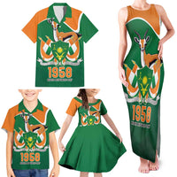 Niger Republic Day Personalized Family Matching Tank Maxi Dress and Hawaiian Shirt Fraternite Travail Progres - Wonder Print Shop
