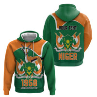 Niger Republic Day Personalized Hoodie Fraternite Travail Progres - Wonder Print Shop