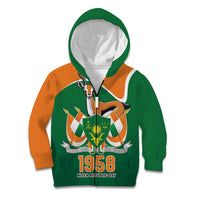Niger Republic Day Personalized Kid Hoodie Fraternite Travail Progres - Wonder Print Shop