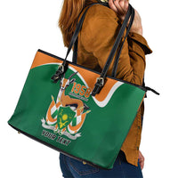 Niger Republic Day Personalized Leather Tote Bag Fraternite Travail Progres - Wonder Print Shop