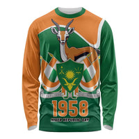Niger Republic Day Personalized Long Sleeve Shirt Fraternite Travail Progres - Wonder Print Shop