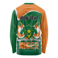 Niger Republic Day Personalized Long Sleeve Shirt Fraternite Travail Progres - Wonder Print Shop