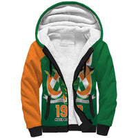 Niger Republic Day Personalized Sherpa Hoodie Fraternite Travail Progres - Wonder Print Shop