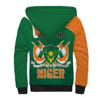 Niger Republic Day Personalized Sherpa Hoodie Fraternite Travail Progres - Wonder Print Shop