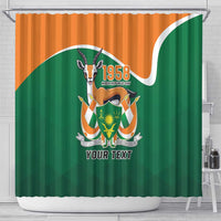 Niger Republic Day Personalized Shower Curtain Fraternite Travail Progres