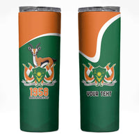Niger Republic Day Personalized Skinny Tumbler Fraternite Travail Progres - Wonder Print Shop