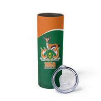 Niger Republic Day Personalized Skinny Tumbler Fraternite Travail Progres - Wonder Print Shop