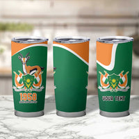 Niger Republic Day Personalized Tumbler Cup Fraternite Travail Progres - Wonder Print Shop