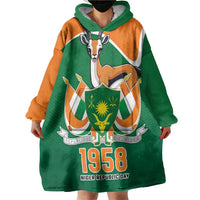 Niger Republic Day Personalized Wearable Blanket Hoodie Fraternite Travail Progres - Wonder Print Shop