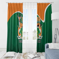 Niger Republic Day Personalized Window Curtain Fraternite Travail Progres - Wonder Print Shop