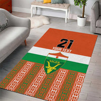 Equipe de Football Du Niger Custom Area Rug LT9 - Wonder Print Shop