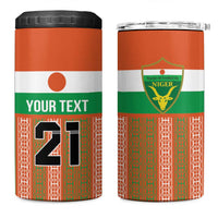 Equipe de Football Du Niger Custom 4 in 1 Can Cooler Tumbler LT9 - Wonder Print Shop