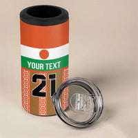 Equipe de Football Du Niger Custom 4 in 1 Can Cooler Tumbler LT9 - Wonder Print Shop