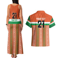 Equipe de Football Du Niger Custom Couples Matching Tank Maxi Dress and Hawaiian Shirt LT9 - Wonder Print Shop