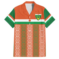 Equipe de Football Du Niger Custom Family Matching Off The Shoulder Long Sleeve Dress and Hawaiian Shirt - Wonder Print Shop