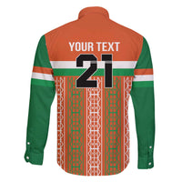 Equipe de Football Du Niger Custom Family Matching Off The Shoulder Long Sleeve Dress and Hawaiian Shirt - Wonder Print Shop
