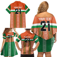 Equipe de Football Du Niger Custom Family Matching Off Shoulder Short Dress and Hawaiian Shirt LT9 - Wonder Print Shop