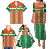Equipe de Football Du Niger Custom Family Matching Puletasi and Hawaiian Shirt - Wonder Print Shop