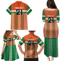 Equipe de Football Du Niger Custom Family Matching Puletasi and Hawaiian Shirt - Wonder Print Shop