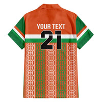 Equipe de Football Du Niger Custom Family Matching Short Sleeve Bodycon Dress and Hawaiian Shirt - Wonder Print Shop