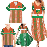 Equipe de Football Du Niger Custom Family Matching Summer Maxi Dress and Hawaiian Shirt - Wonder Print Shop