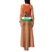 Equipe de Football Du Niger Custom Family Matching Tank Maxi Dress and Hawaiian Shirt - Wonder Print Shop