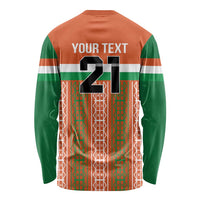 Equipe de Football Du Niger Custom Long Sleeve Shirt - Wonder Print Shop