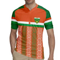 Equipe de Football Du Niger Custom Rugby Jersey - Wonder Print Shop