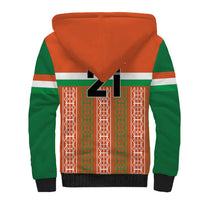 Equipe de Football Du Niger Custom Sherpa Hoodie - Wonder Print Shop