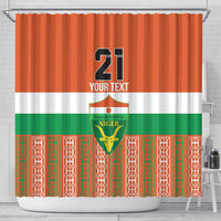 Equipe de Football Du Niger Custom Shower Curtain