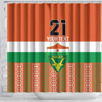 Equipe de Football Du Niger Custom Shower Curtain