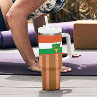 Equipe de Football Du Niger Custom Tumbler With Handle - Wonder Print Shop