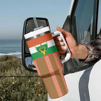 Equipe de Football Du Niger Custom Tumbler With Handle - Wonder Print Shop