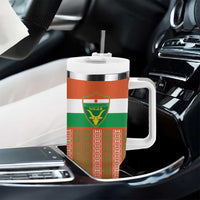 Equipe de Football Du Niger Custom Tumbler With Handle - Wonder Print Shop