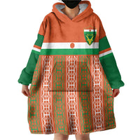 Equipe de Football Du Niger Custom Wearable Blanket Hoodie - Wonder Print Shop