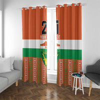 Equipe de Football Du Niger Custom Window Curtain - Wonder Print Shop